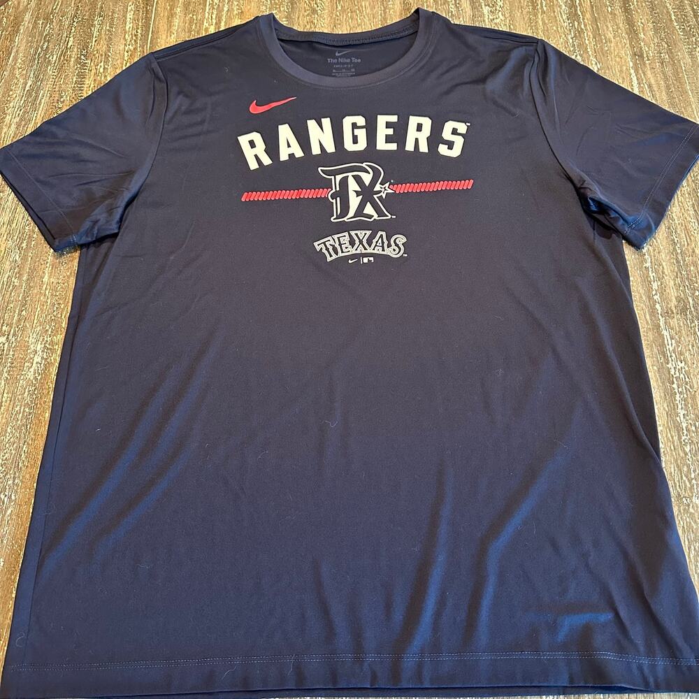 Nike Dri-Fit Texas Rangers City Connect S/S T-Shirt Performance Mens Size XL